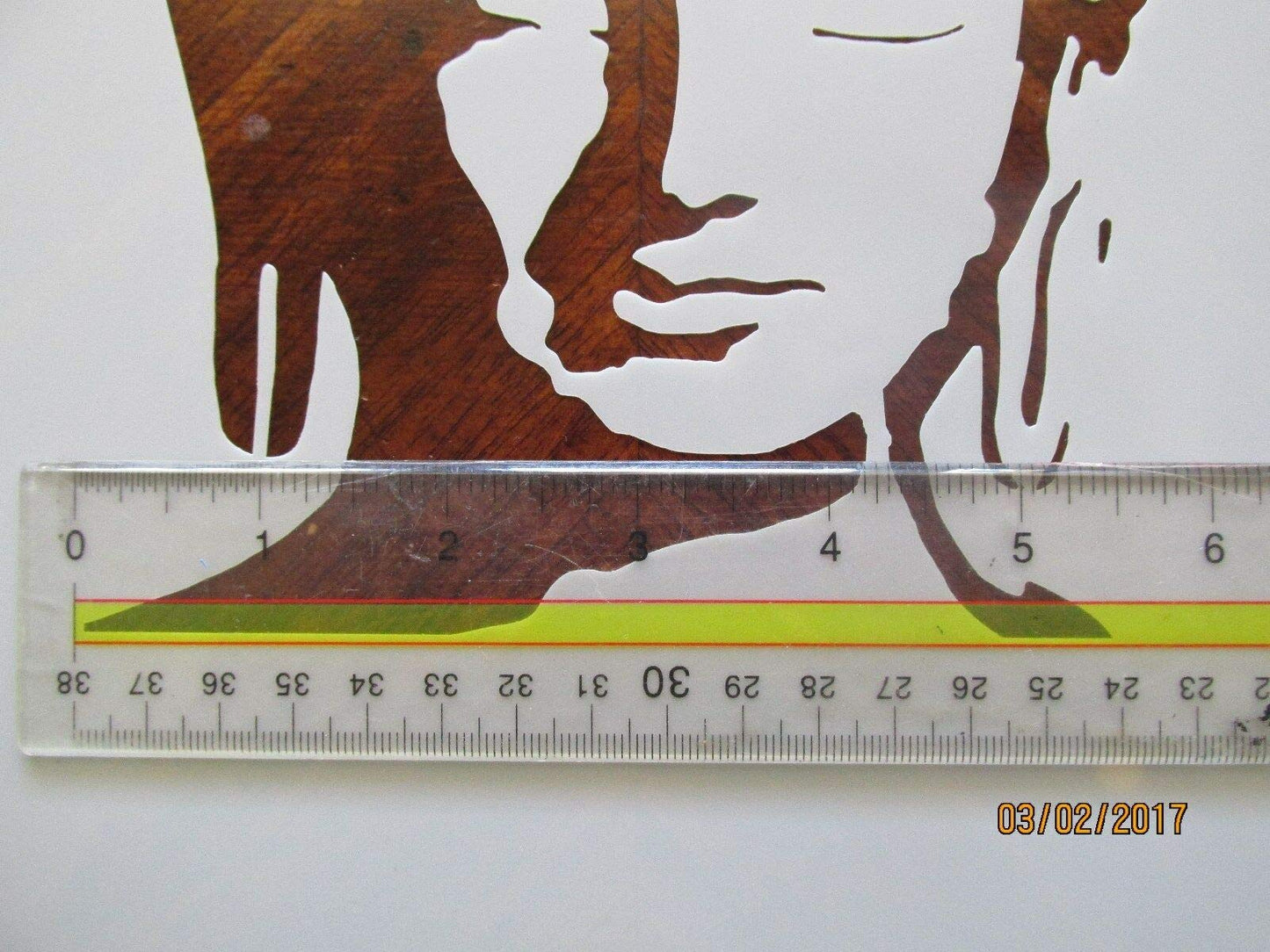 Reusable 10mm Mylar Laser Cut Stencil for Airbrush and Painting