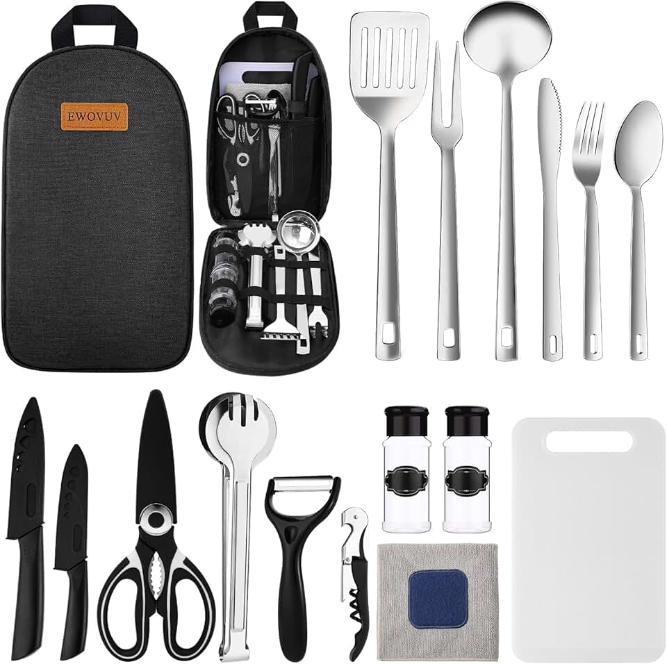 Camping Cooking Utensils Set for Outdoor Cooking