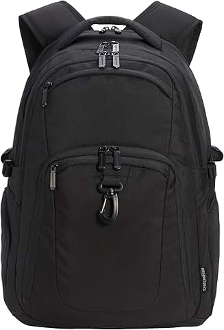 Black backpack for 17-inch laptops