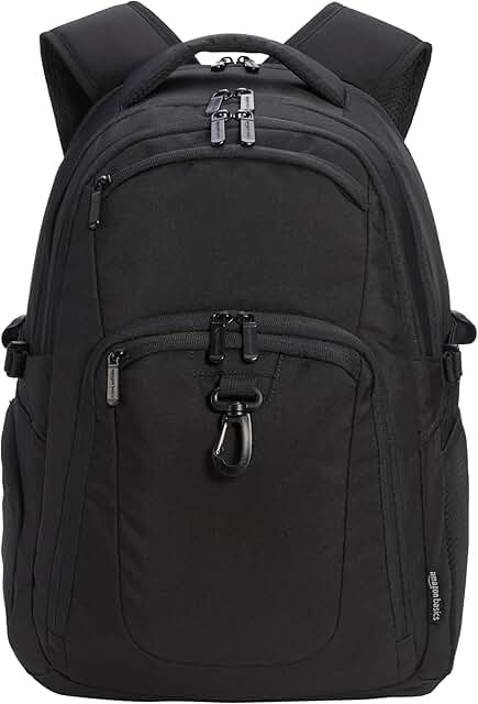 Black backpack for 17-inch laptops