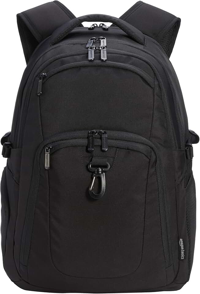 Black backpack for 17-inch laptops