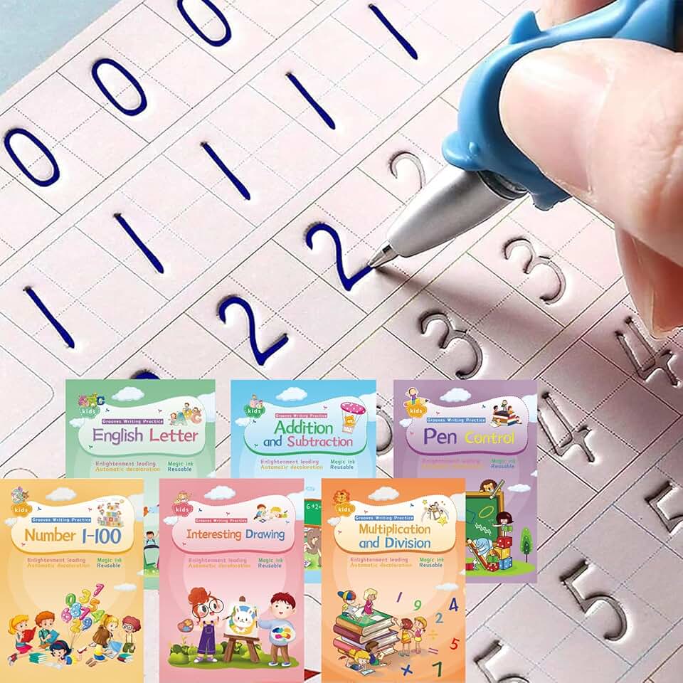 Magical Handwriting Practice Workbook for Children