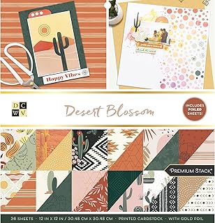 Desert Blossom Double-Sided Cardstock, 12x12, 36 Sheets