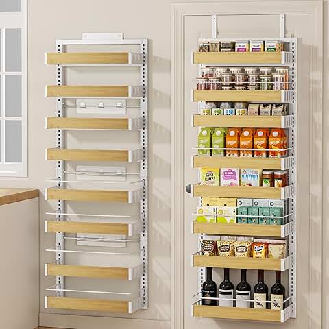 8-Tier Over-the-Door Pantry and Spice Organizer