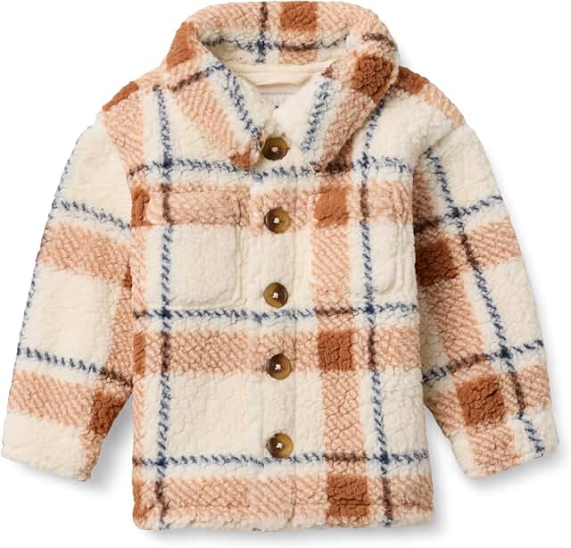 Unisex Baby Sherpa Overshirt Jacket