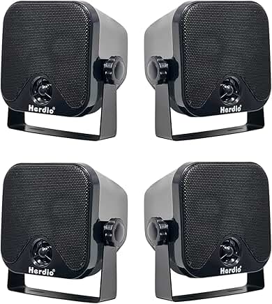 Heavy Duty Waterproof 4-Inch Marine Surface Speakers