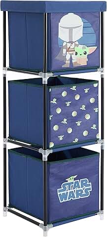 Star Wars Grogu 3-Tier Fabric Storage Organizer
