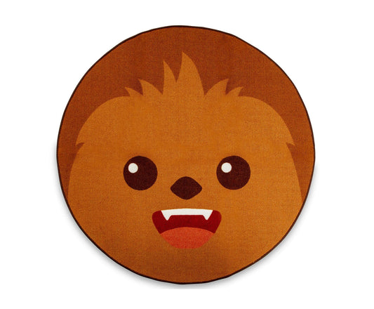 Chewbacca 52-Inch Round Area Rug  Indoor Floor Mat, Accent Rugs for Living Room and Bedroom, Home Decor for Kids Playroom  Movie Gifts and Collectibles