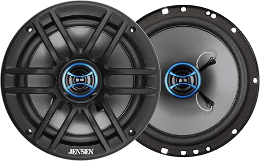 Pair of 6.5-inch 2-Way Car Audio Speakers with 200W Peak