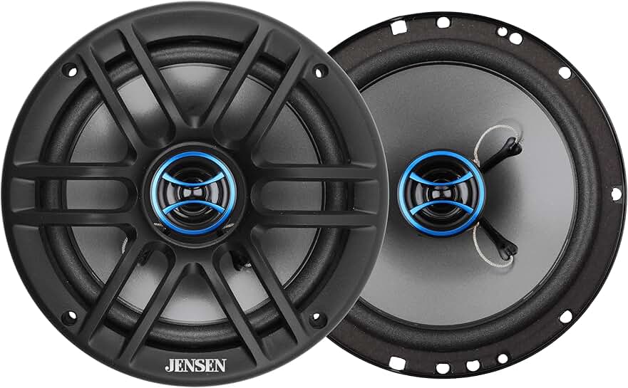 Pair of 6.5-inch 2-Way Car Audio Speakers with 200W Peak