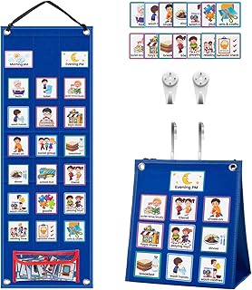 Kids Visual Schedule Calendar and Chore Chart for Autism