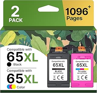 High-Yield Black and Color Ink Cartridges Pack