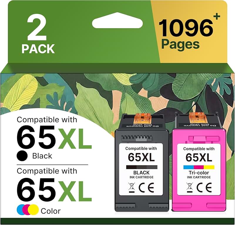 High-Yield Black and Color Ink Cartridges Pack