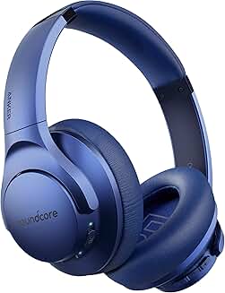 Wireless Over-Ear Noise Cancelling Headphones with 60H Playtime