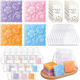 Wildflower Baby Shower Soap Gift Set with Bags and Card