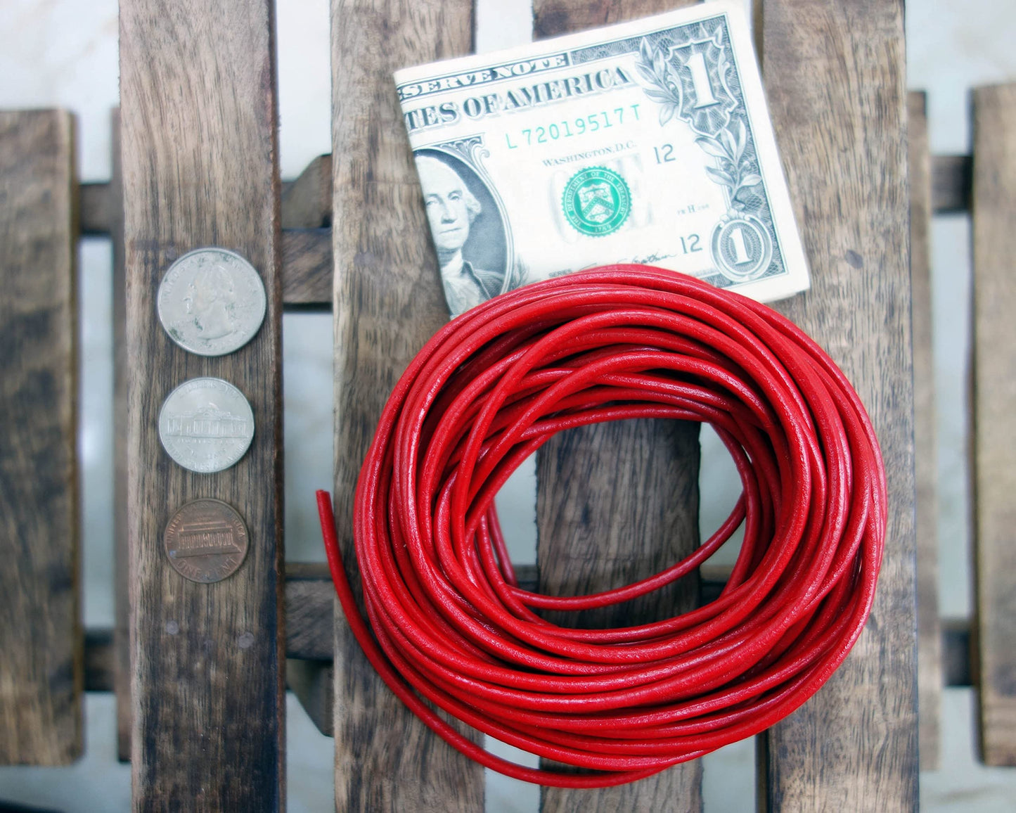 2.0mm Round Leather Cord for Jewelry Making and Crafts