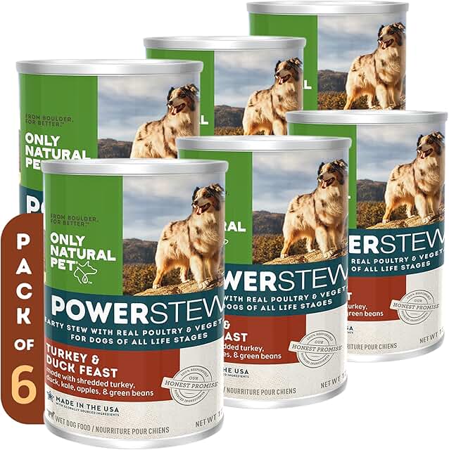 Natural Turkey & Duck Wet Dog Food, Grain-Free, 12.5 oz, Pack of 6