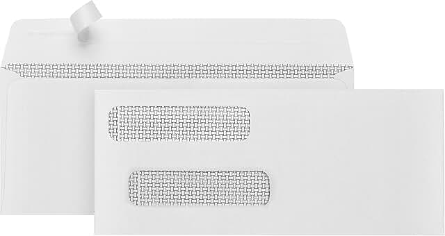 Self Seal Double Window Security Envelopes for Checks