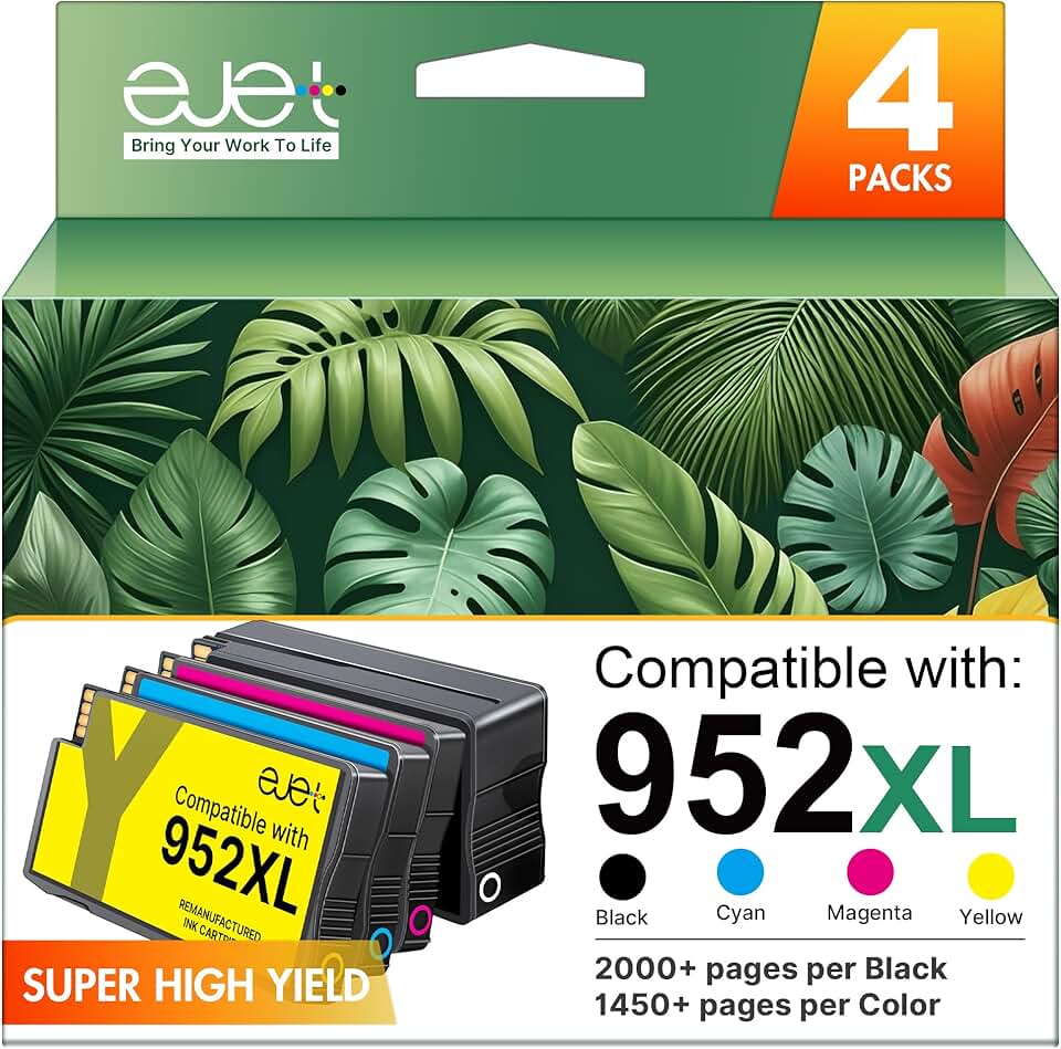 High Page Yield Ink Cartridge Pack for Officejet Printers