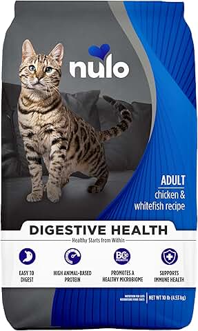 Adult Cat Digestive Health Food with Chicken and Whitefish