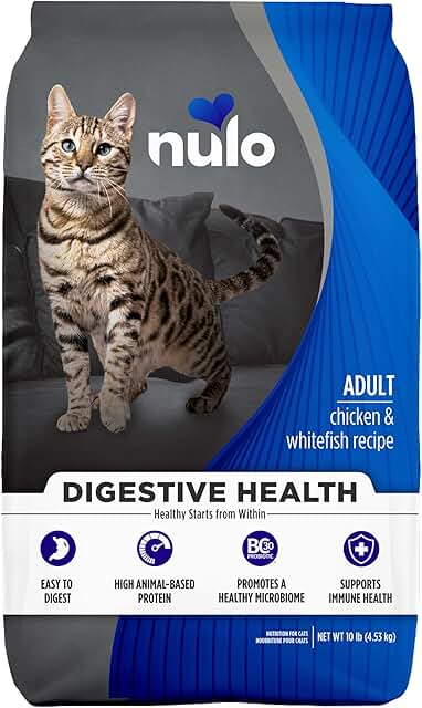 Adult Cat Digestive Health Food with Chicken and Whitefish