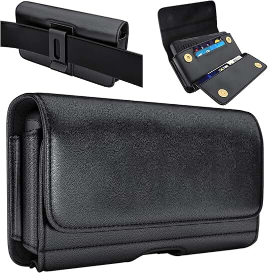 Phone Belt Holster with Card Slot for iPhone and Android