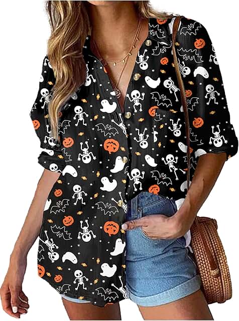 Women's Linen Long Sleeve Button-Down Shirt