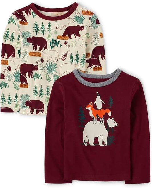 Baby Boys' Long Sleeve Shirts Pack