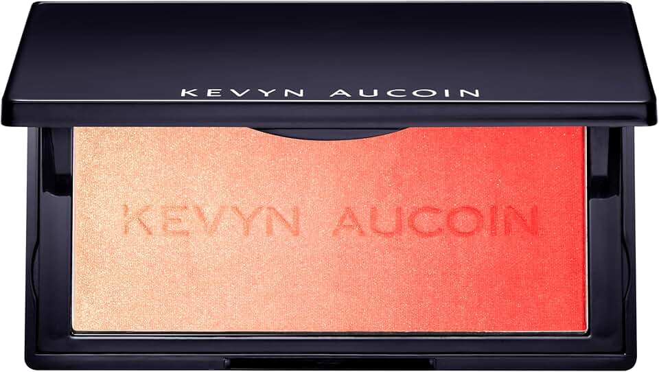 Trio blush palette with pearl, satin, and matte finishes