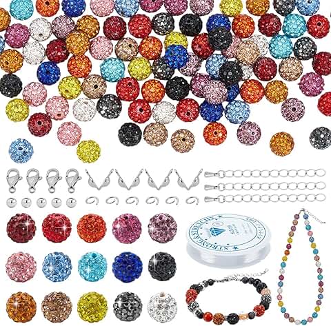 440pcs 15 Colors Rhinestone Beads Kit for Jewelry Making