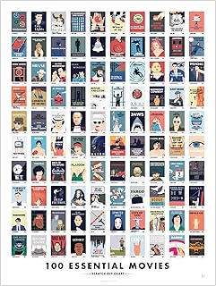 Essential Movies Scratch-Off Chart 12x16 Poster