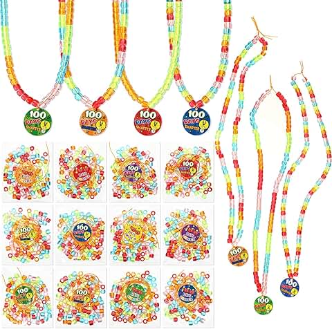 Beads Necklace Making Kit with 48 Assorted Beads