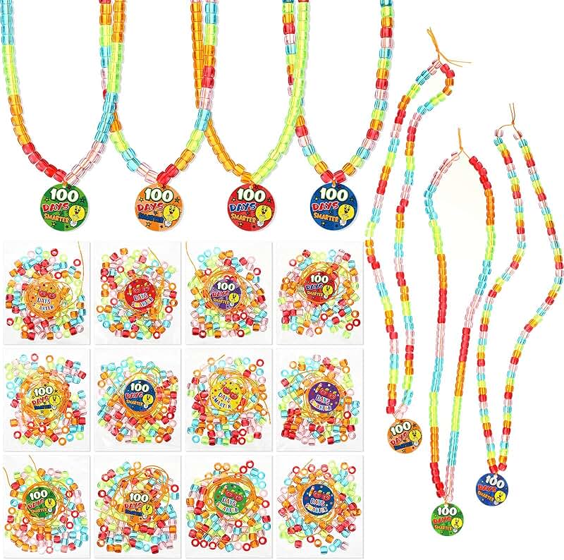 Beads Necklace Making Kit with 48 Assorted Beads