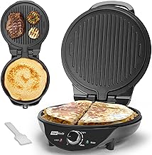 10-Inch Nonstick Electric Griddle and Grill