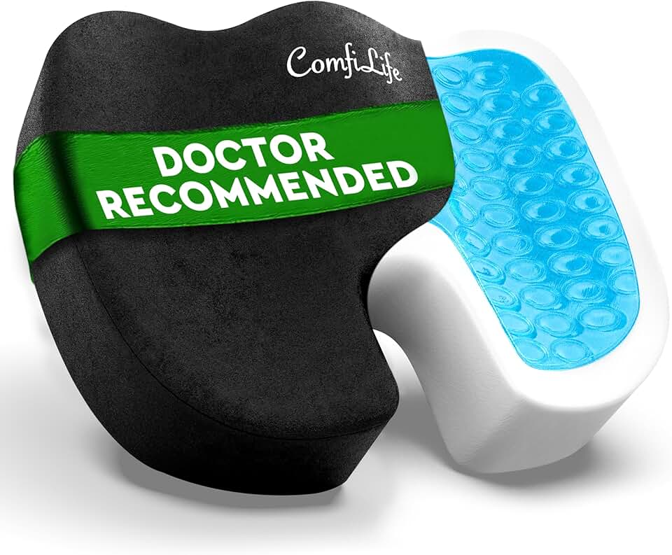 Comfortable Gel and Memory Foam Seat Cushion