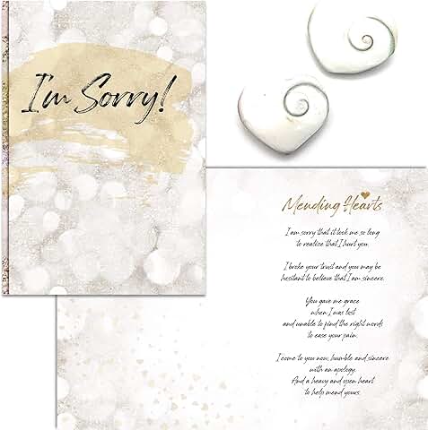 Heartfelt Sorry Greeting Card and Keepsake Gift