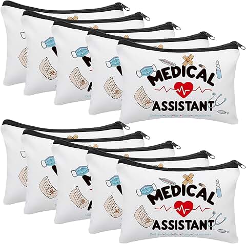 10 Pcs Medical Assistant Appreciation Gift Bags