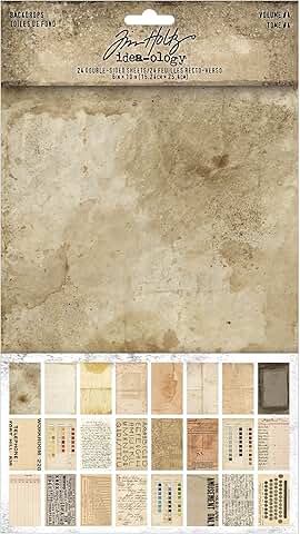 Double-Sided Cardstock Backdrops, 6"x10", 24 sheets