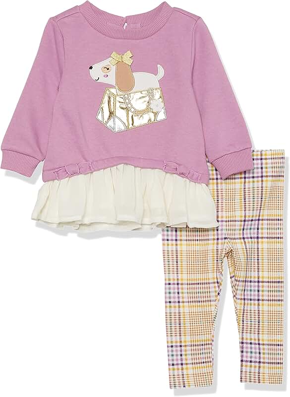 Baby Girls' Two-Piece Legging Set