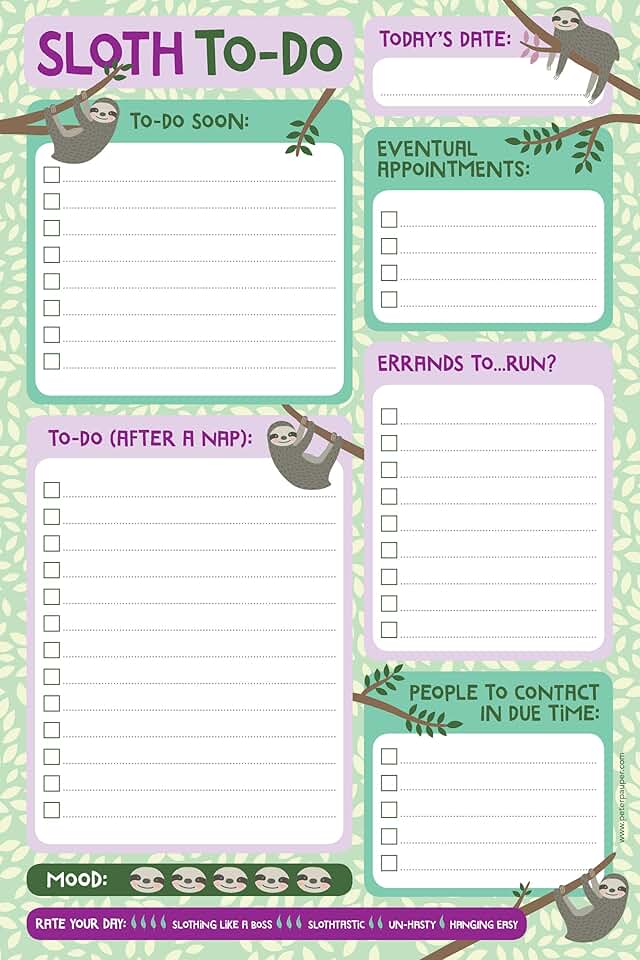 Daily Planner and Note Pad