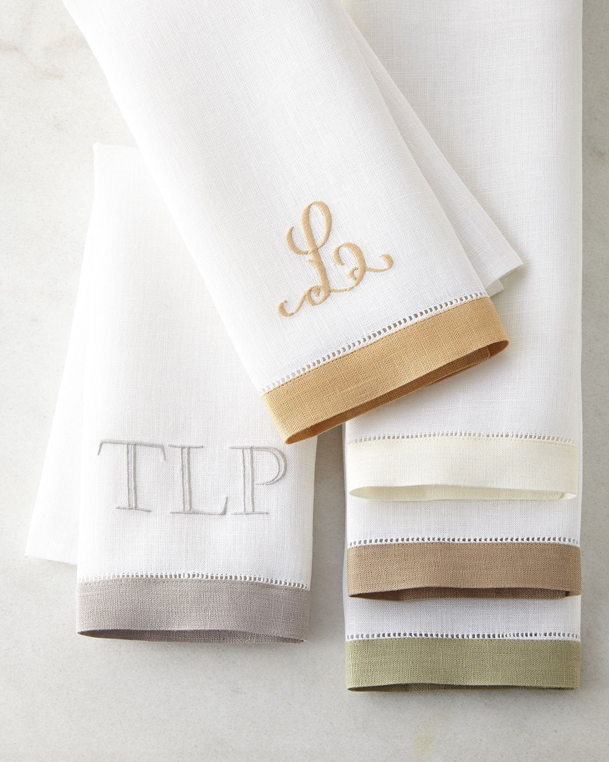 Filo by  Tip Towel 14x20 Set of 2) White/Grey)