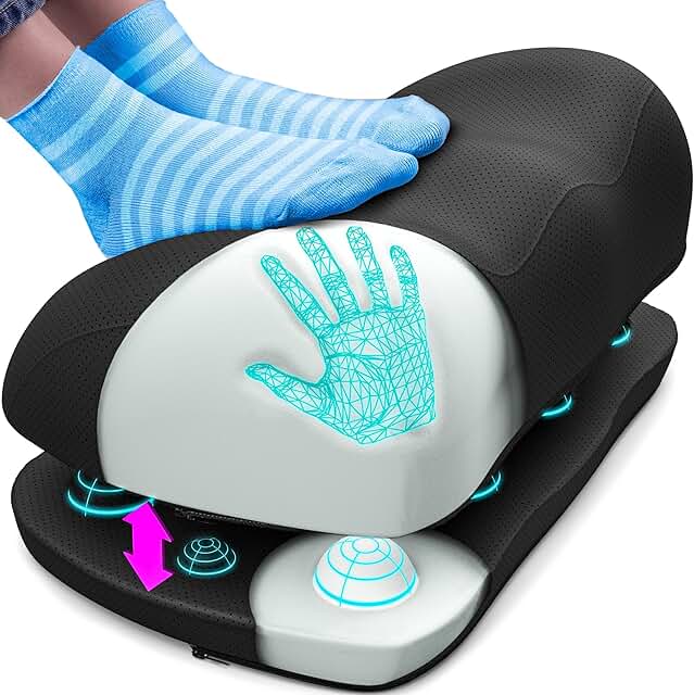 Adjustable Cloud Foot Rest for Under Desk Use