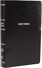 Black Leather-Look Bible with Red Letter Comfort Print