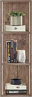 Recife Vertical Three-Tier Shadow Box Wall Shelf