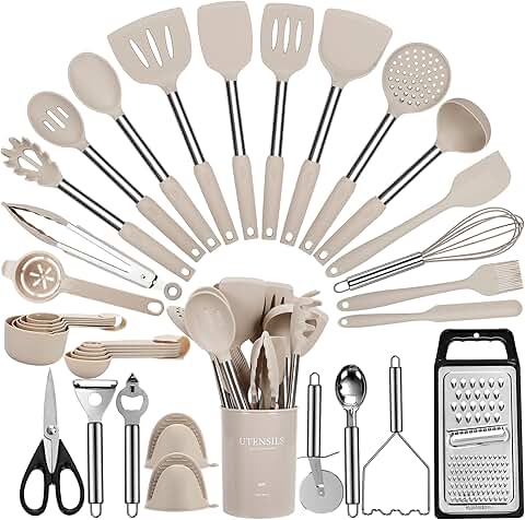 35-Piece Kitchen Utensil Set with Holder