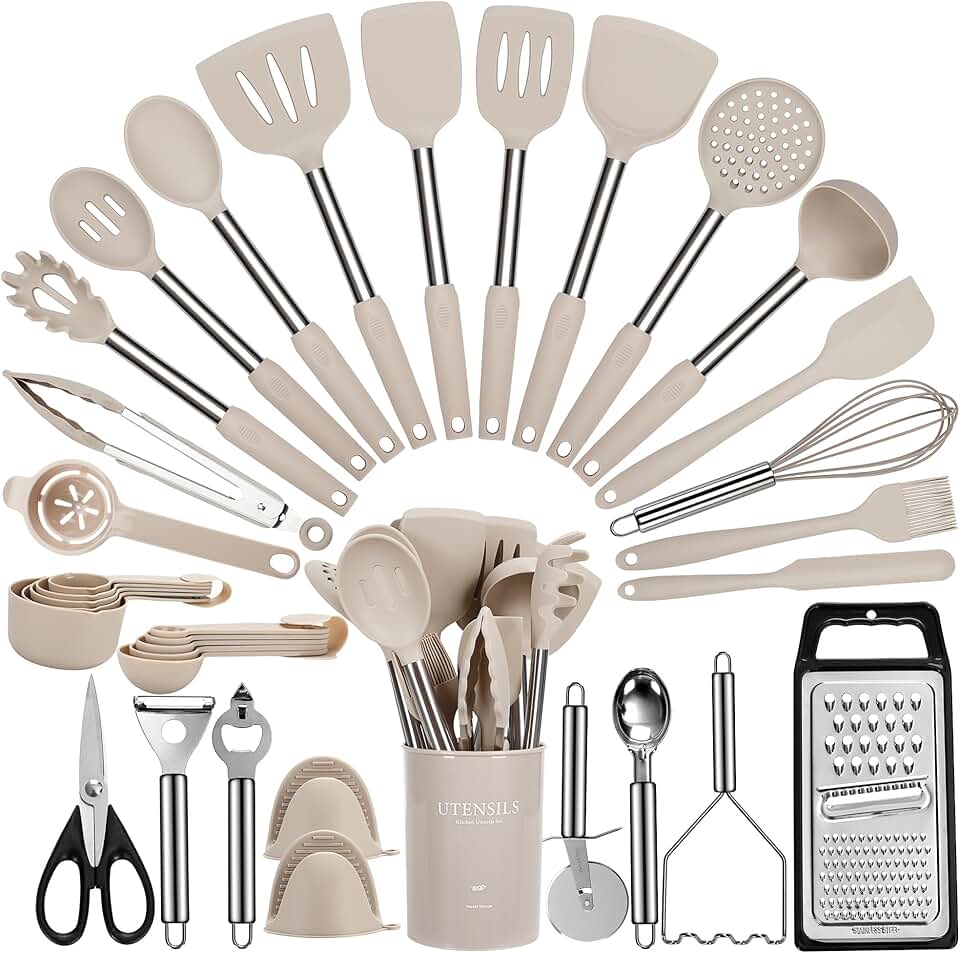 35-Piece Kitchen Utensil Set with Holder