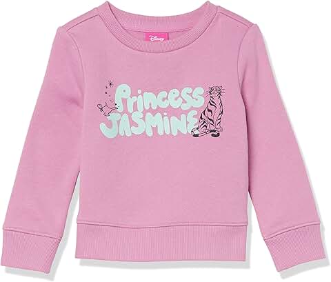Princess Girls and Toddlers' Fleece Pullover Sweatshirt