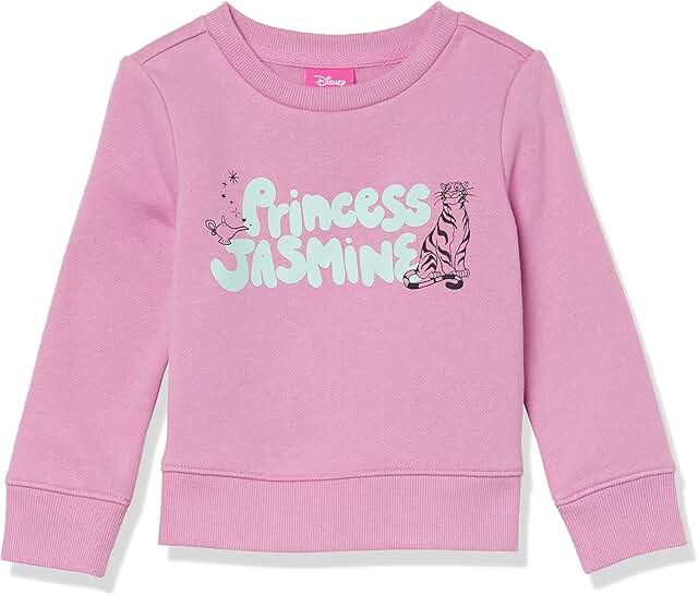 Princess Girls and Toddlers' Fleece Pullover Sweatshirt