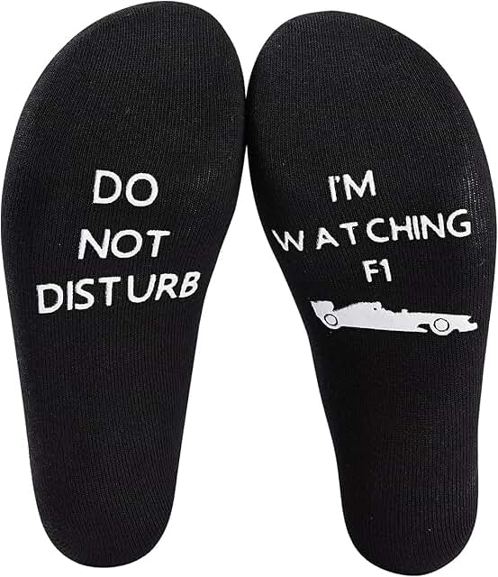 I'm Watching F1 Socks, Racing Car Novelty Gift