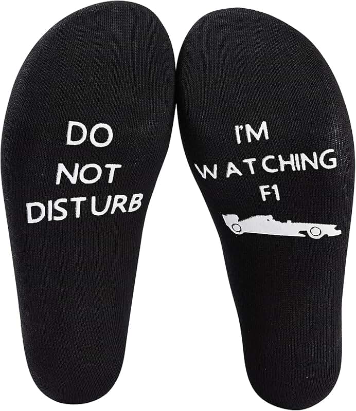 I'm Watching F1 Socks, Racing Car Novelty Gift
